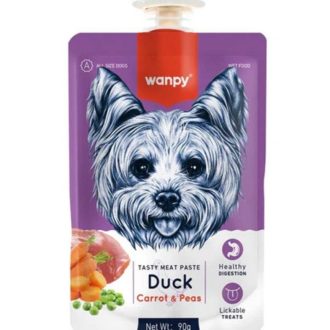 پودینگ سگ ونپی با طعم گوشت اردک و هویج