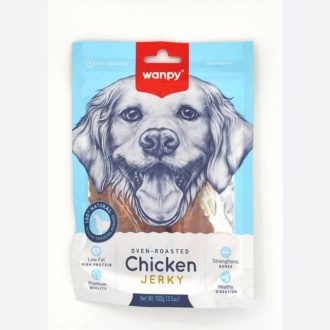 تشویقی سگ ونپی مدل جرکی مرغ 400 گرم